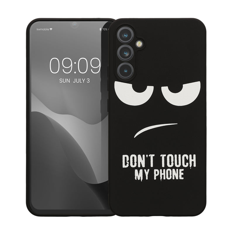 Samsung Galaxy A34 5G Silikon Handyhülle Don't Touch My Phone