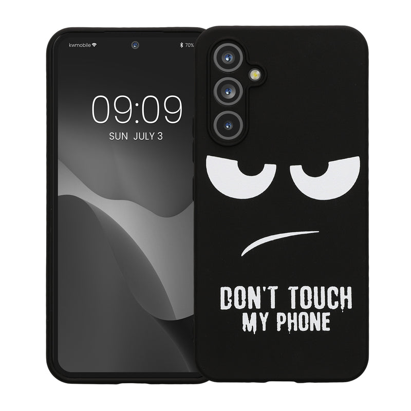 Samsung Galaxy A54 5G Silikon Handyhülle Don't Touch My Phone