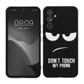 Samsung Galaxy A54 5G Silikon Handyhülle Don't Touch My Phone