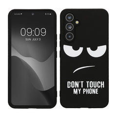 Samsung Galaxy A54 5G Silikon Handyhülle Don't Touch My Phone