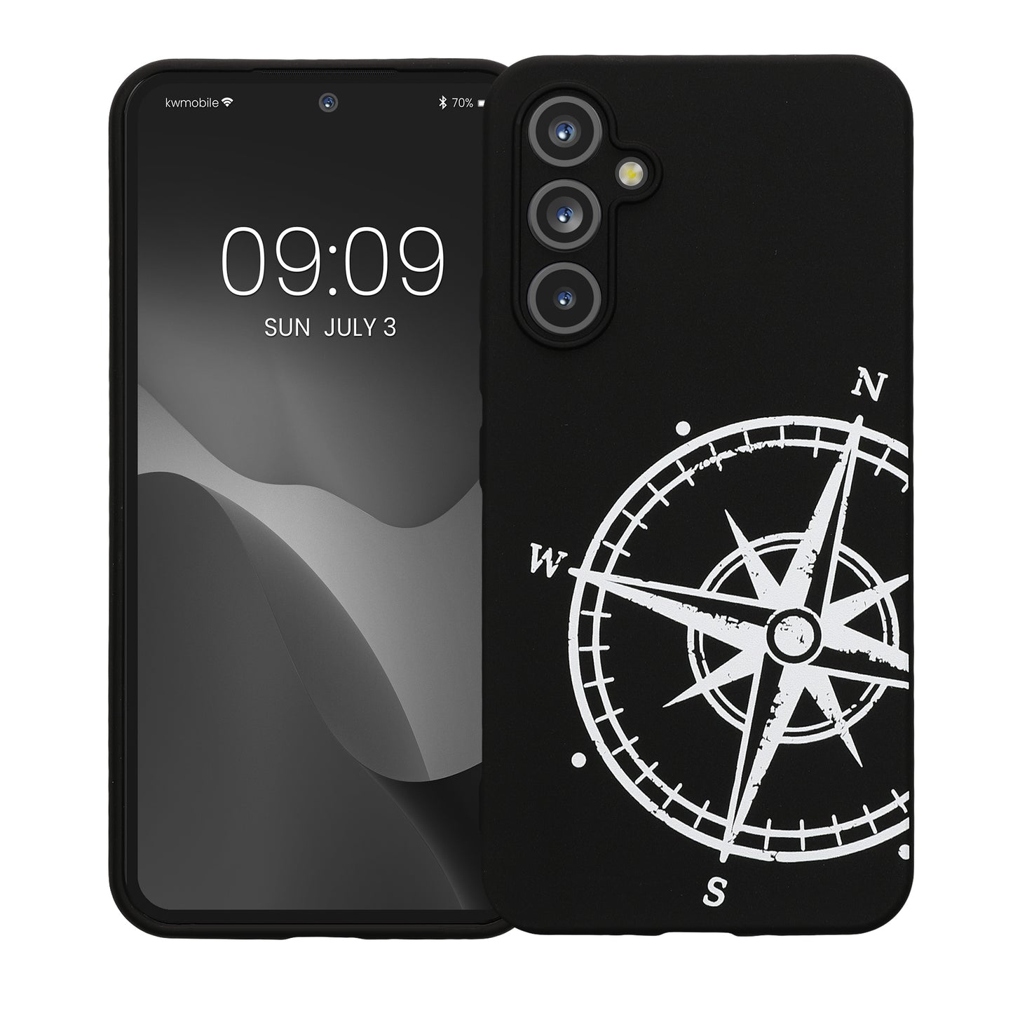 Samsung Galaxy A54 5G Silikon Handyhülle Don't Touch My Phone