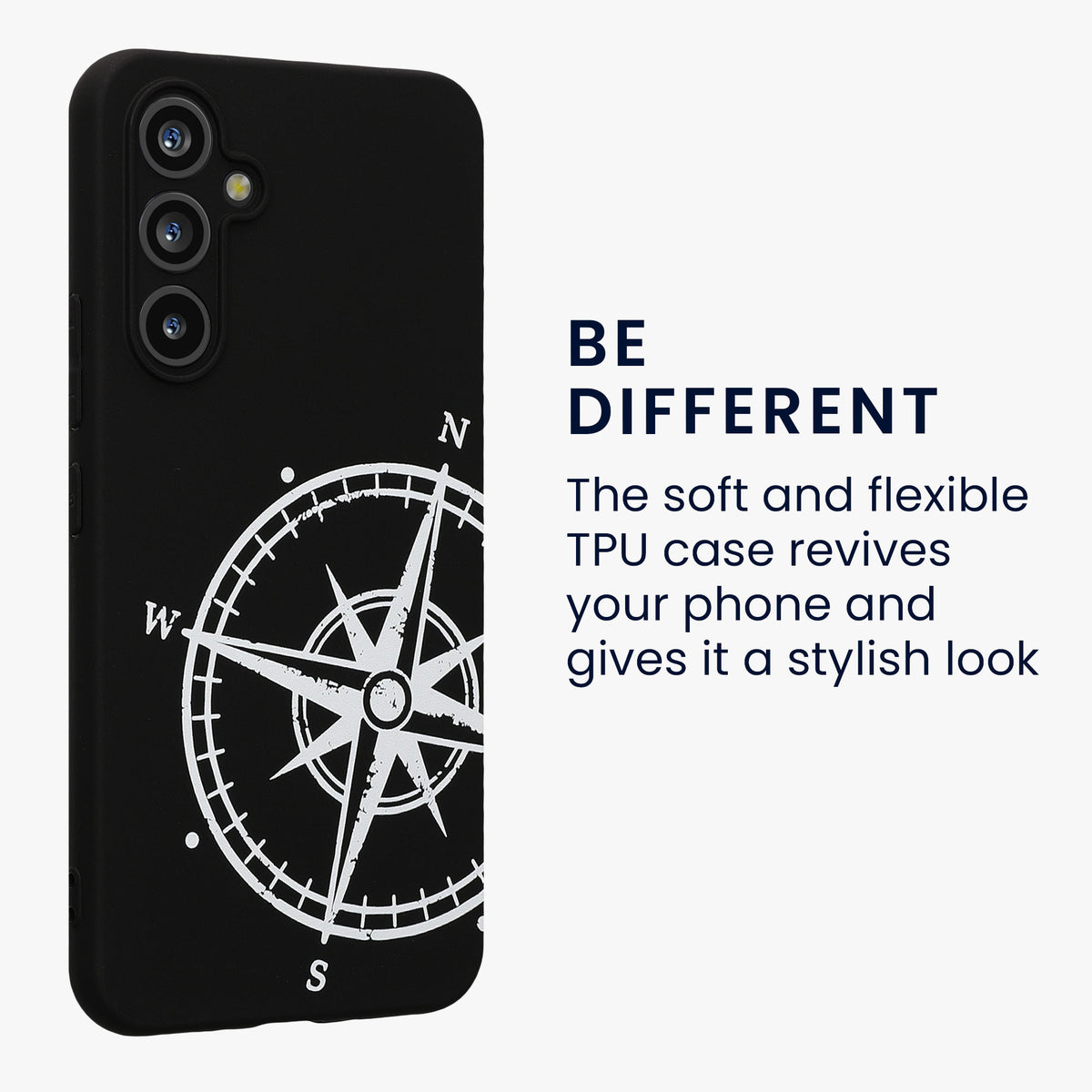 Samsung Galaxy A54 5G Silikon Handyhülle Don't Touch My Phone