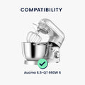 Staubschutzhülle für Aucma 6.5-QT 660W 6-Speed Tilt-Head Food Mixer Herz Brush