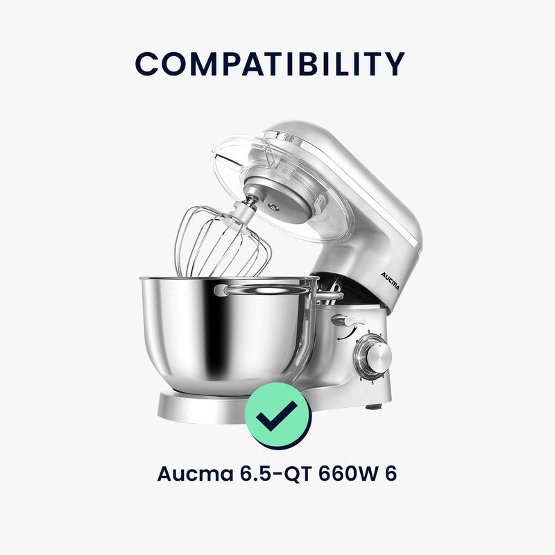 Staubschutzhülle für Aucma 6.5-QT 660W 6-Speed Tilt-Head Food Mixer Herz Brush