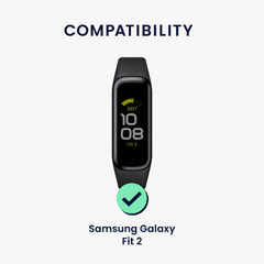 kwmobile Sportarmband kompatibel mit Samsung Galaxy Fit 2 Armband - Großes Set Smartwatch Armband - 8 - Sonstiges