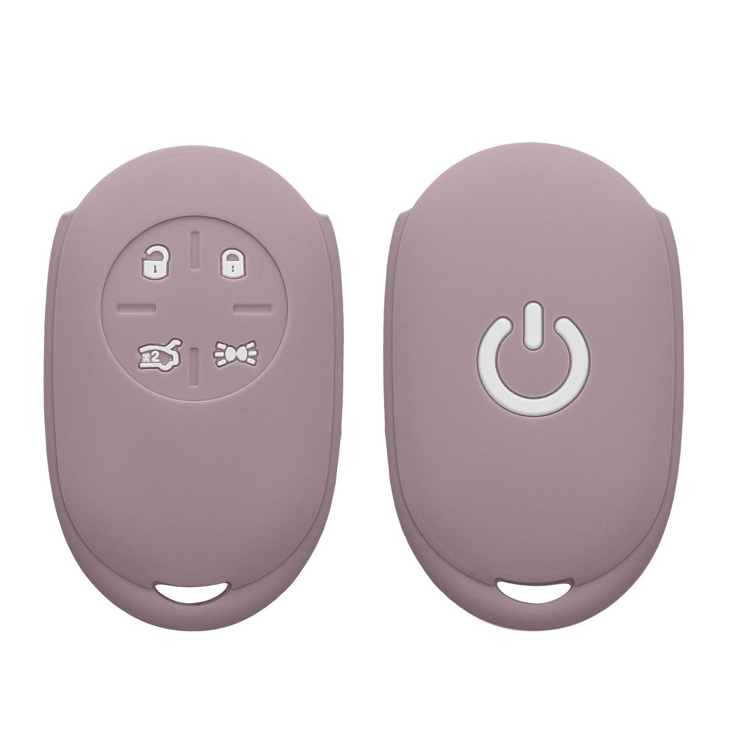 kwmobile Schlüsselhülle für Fiat 500E 4-Tasten Autoschlüssel Hülle - Autoschlüssel Schlüssel Hülle aus Silikon - Schlüsselschutz Gehäuse in Purple Cloud Purple Cloud  