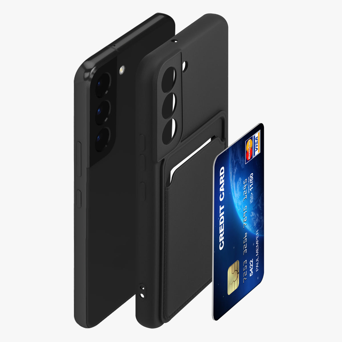 Samsung Galaxy S22 Handyhülle mit Kartenfach