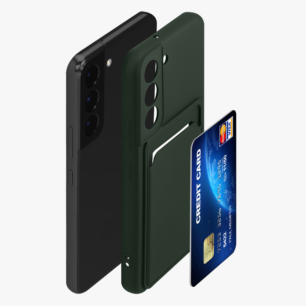 Samsung Galaxy S22 Handyhülle mit Kartenfach