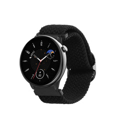 kwmobile Armband kompatibel mit Huami Amazfit GTR Mini / GTS 4 Mini / GTS 3 / Amazfit Active 2 / Active Edge - Schwarz