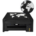 Staubschutzhülle für Epson EcoTank ET-2850 / EcoTank ET-2856 / Home XP-5200 Weltkarte Weiß