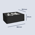 Staubschutzhülle für Epson EcoTank ET-2850 / EcoTank ET-2856 / Home XP-5200 Weltkarte Weiß