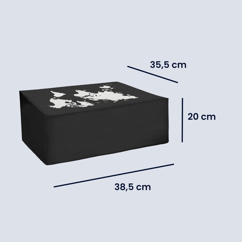 Staubschutzhülle für Epson EcoTank ET-2850 / EcoTank ET-2856 / Home XP-5200 Weltkarte Weiß