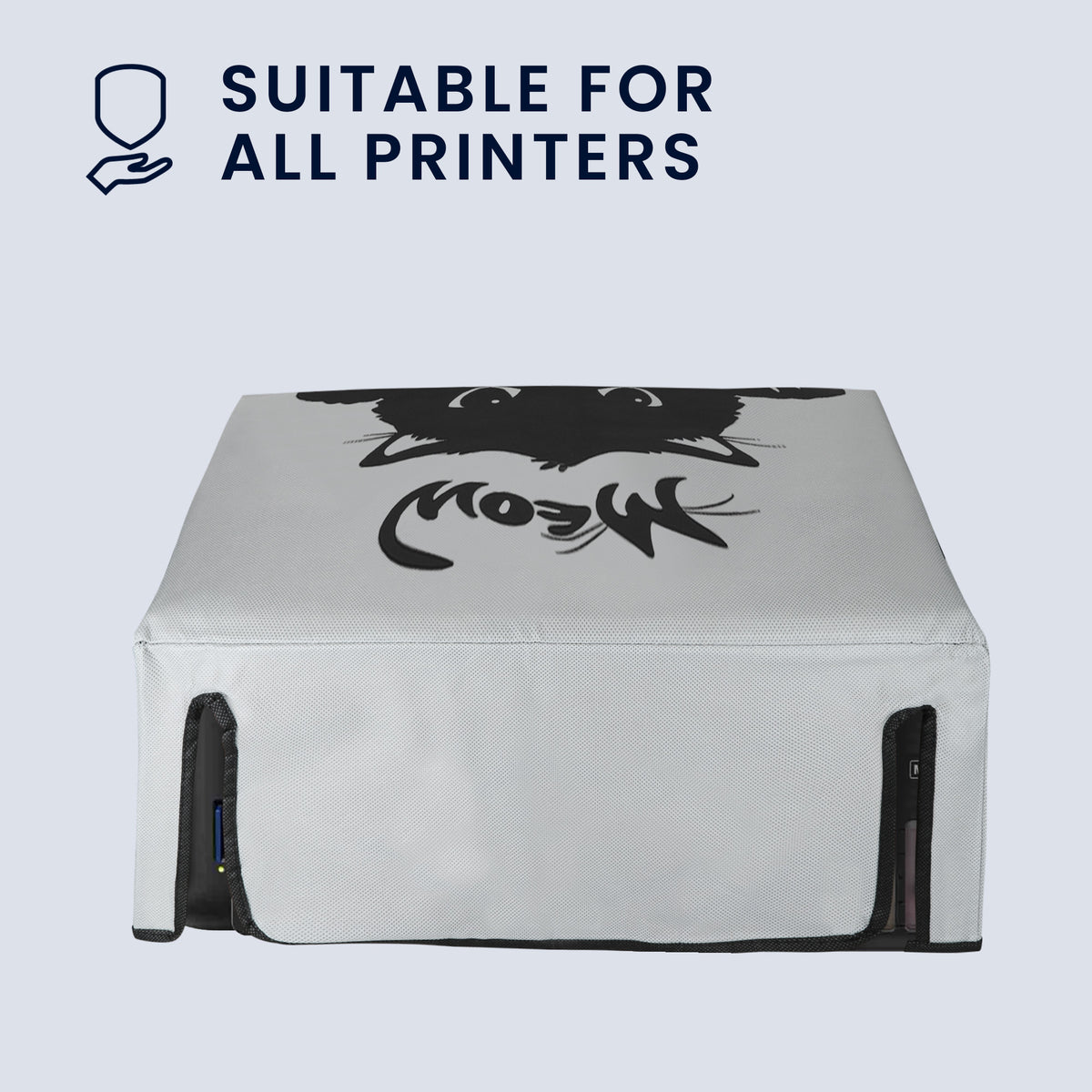Staubschutzhülle für Epson EcoTank ET-2850 / EcoTank ET-2856 / Home XP-5200 Weltkarte Weiß