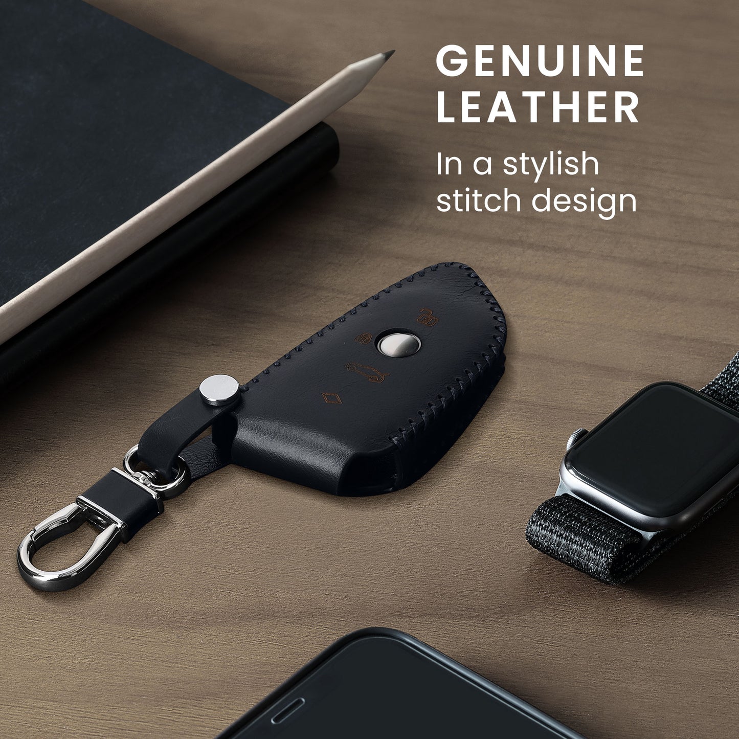 Hülle für BMW 3-Tasten Smart Key Autoschlüssel