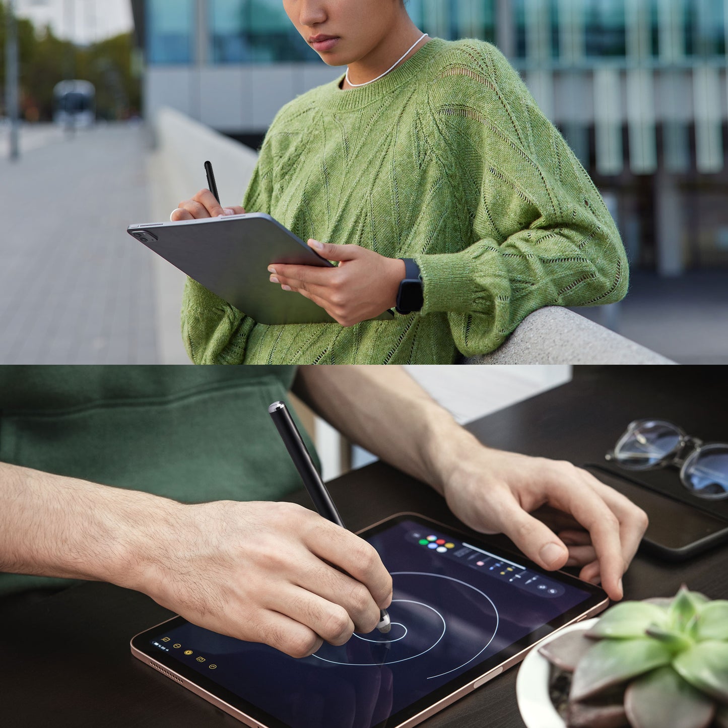 kwmobile Tablet Stift Stylus Pen für Tablets und Smartphones kompatibel mit allen gängigen Tablets Stift für Tablet