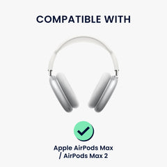 AirPods Max / AirPods Max 2 2in1 Set Silikon Kopfhörer Hülle Transparent