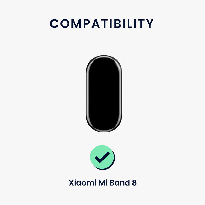 kwmobile Uhrenarmband für Xiaomi Mi Band 10 / Mi Band 9 / 8 Armband Fitnesstracker Band Set Ersatzarmband Smartwatch
