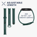 kwmobile Uhrenarmband für Xiaomi Mi Band 10 / Mi Band 9 / 8 Armband Fitnesstracker Band Set Ersatzarmband Smartwatch