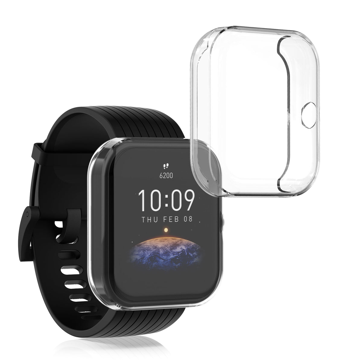 Huami Amazfit Bip 3 / Bip 3 Pro 2x Fitnesstracker Komplettschutz Hülle Silikon