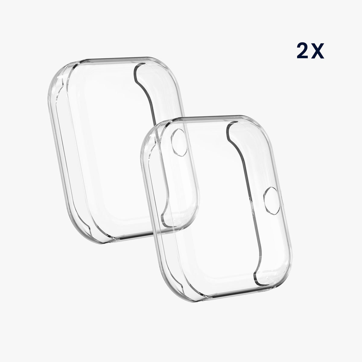 Huami Amazfit Bip 3 / Bip 3 Pro 2x Fitnesstracker Komplettschutz Hülle Silikon