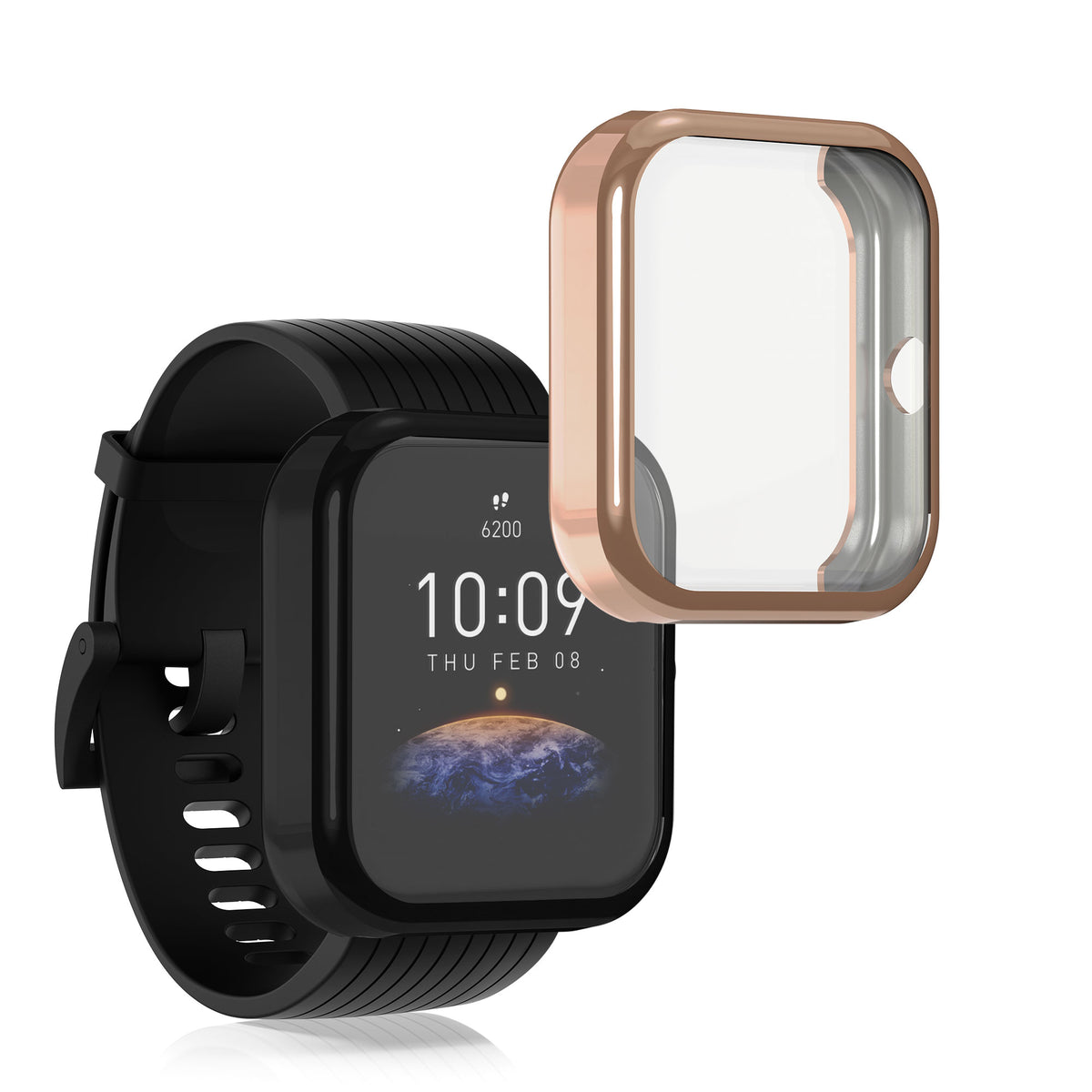 Huami Amazfit Bip 3 / Bip 3 Pro 2x Fitnesstracker Komplettschutz Hülle Silikon
