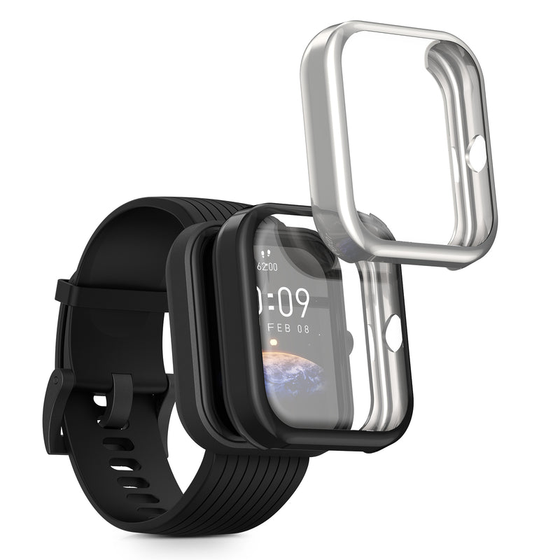 Huami Amazfit Bip 3 / Bip 3 Pro 2x Fitnesstracker Komplettschutz Hülle Silikon