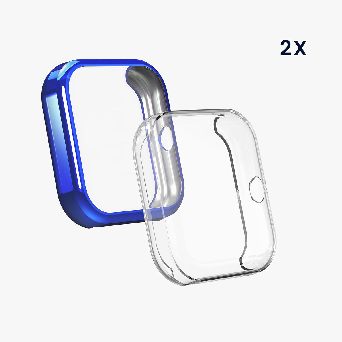 Huami Amazfit Bip 3 / Bip 3 Pro 2x Fitnesstracker Komplettschutz Hülle Silikon