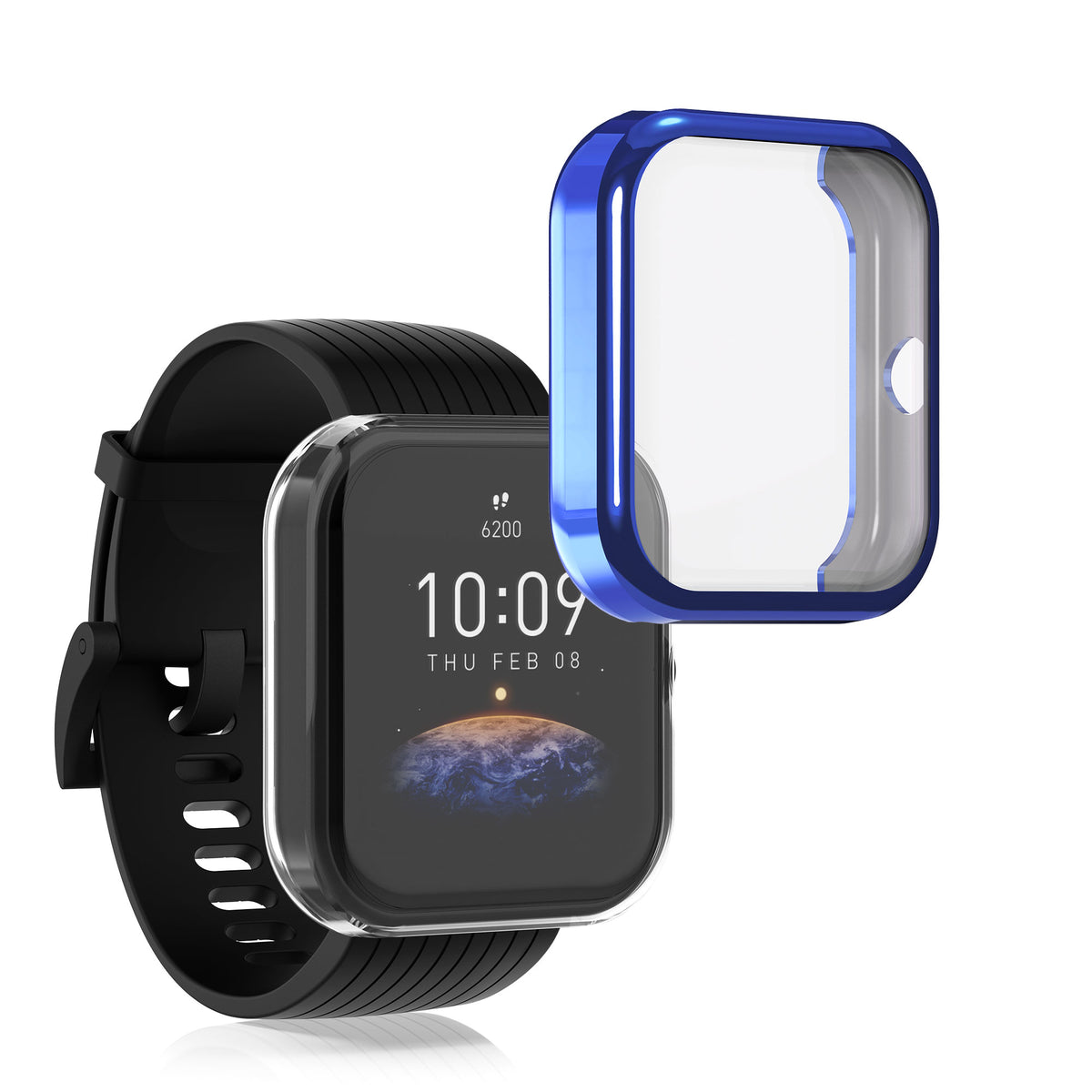 Huami Amazfit Bip 3 / Bip 3 Pro 2x Fitnesstracker Komplettschutz Hülle Silikon