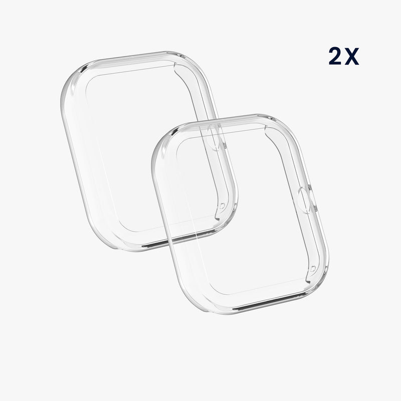 Huami Amazfit GTS 4 Mini 2x Fitnesstracker Komplettschutz Hülle Silikon