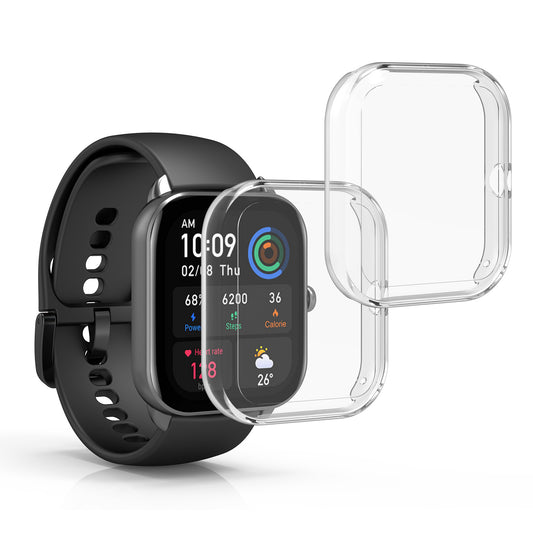 kwmobile Schutzhülle für Huami Amazfit GTS 4 Mini Fullbody Display Cover Set