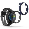 Garmin Forerunner 965 2x Fitnesstracker Komplettschutz Hülle mit Glas Displayschutz