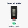 Silikon Hülle kompatibel mit Mitsubishi Autoschlüssel