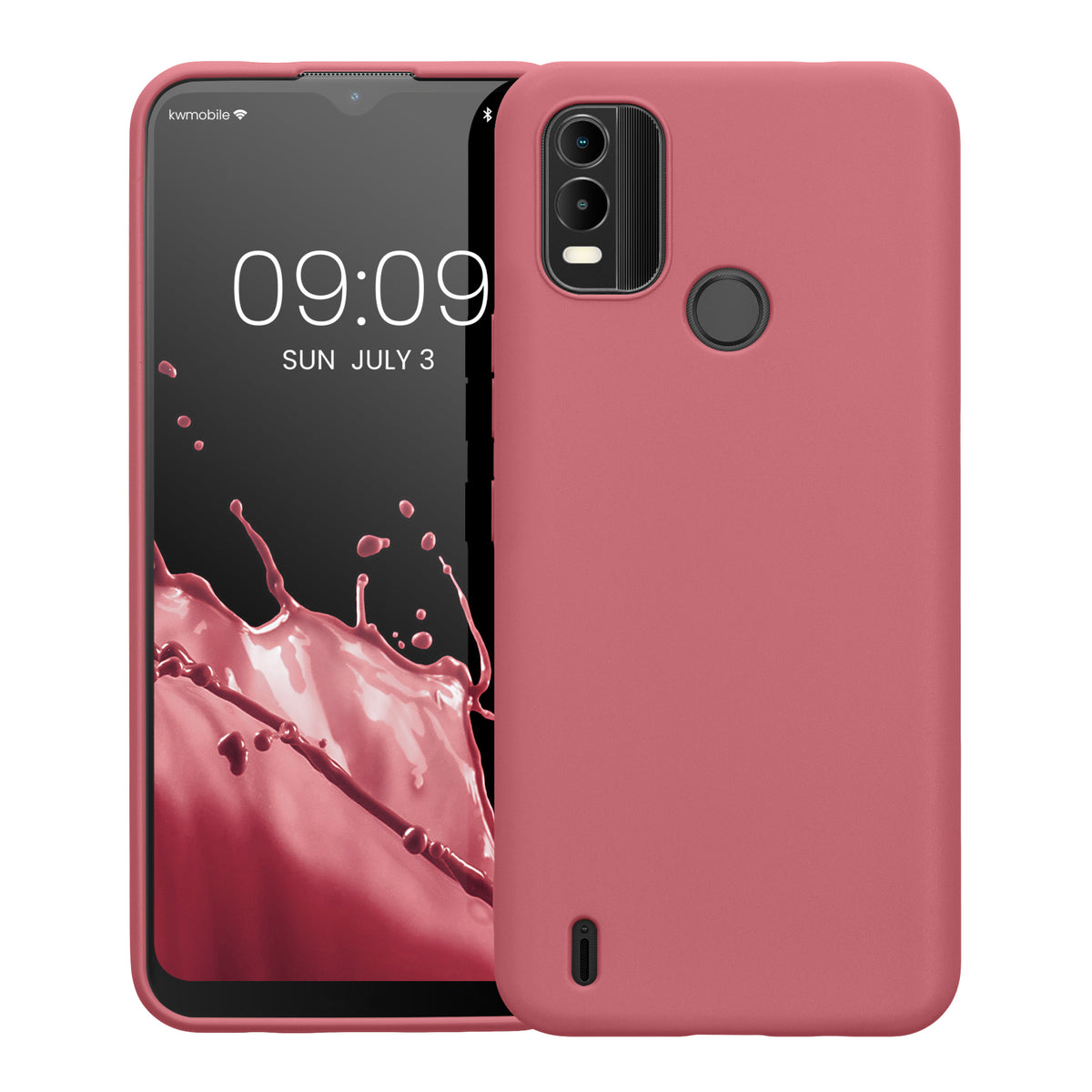 TPU Hülle für Nokia C21 Plus in Dark Rose