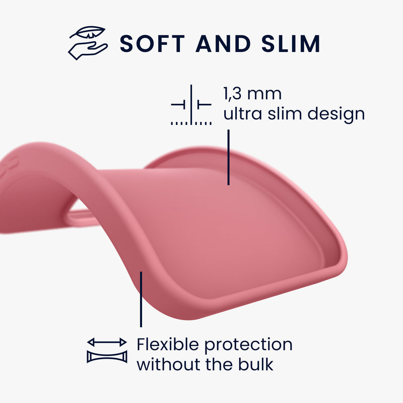 TPU Hülle für Nokia C21 Plus in Dark Rose
