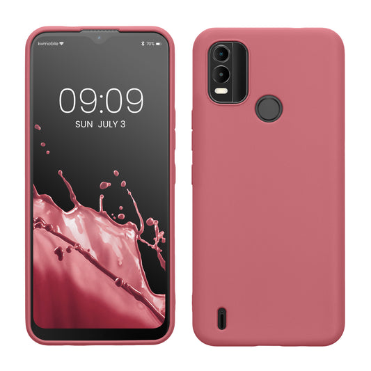 TPU Hülle für Nokia C21 Plus in Dark Rose