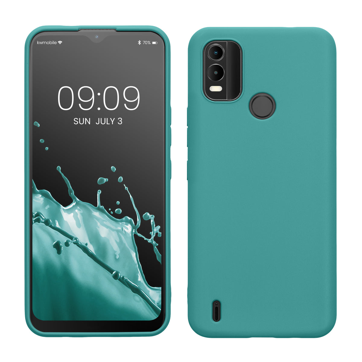 TPU Hülle für Nokia C21 Plus in Dark Rose