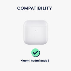 Xiaomi Redmi Buds 3 stoßfeste Kopfhörer Hülle mit Karabiner