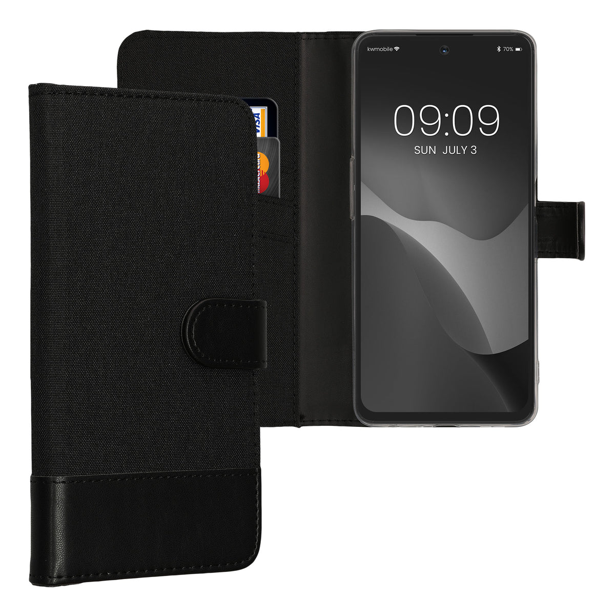 Kunstleder Handyhülle mit Kartenfach für OnePlus Nord CE 3 Lite 5G / Nord N30 5G
