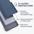 kwmobile Handyhülle für Motorola Edge 40 - Case Silikon - Kabelloses Laden - Schutzhülle Cover