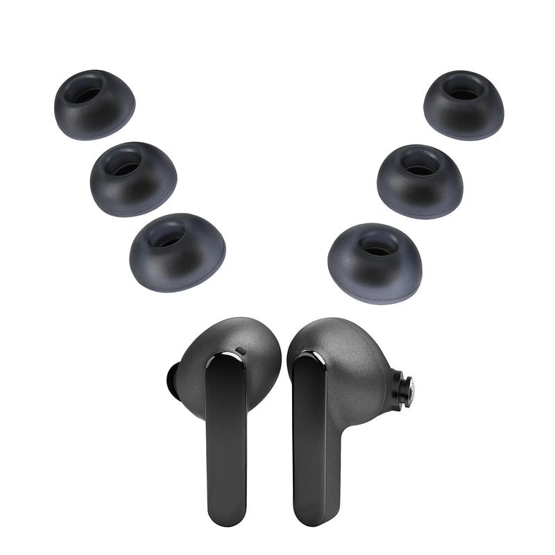 kwmobile 6x Silikonaufsätze für JBL Live Pro 2 TWS - Ersatz Ohrstöpsel - Ear Tips für In-Ear Kopfhörer - Zubehör Ersatzpolster in Blau Blau  