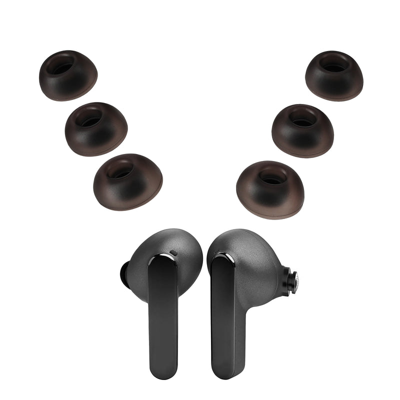 kwmobile 6x Silikonaufsätze für JBL Live Pro 2 TWS - Ersatz Ohrstöpsel - Ear Tips für In-Ear Kopfhörer - Zubehör Ersatzpolster in Rosa Rosa  