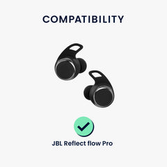 kwmobile Aufsätze für JBL Reflect flow Pro Ersatz Ohrstöpsel - Ear Tips für In-Ear Kopfhörer - Zubehör Ersatzpolster