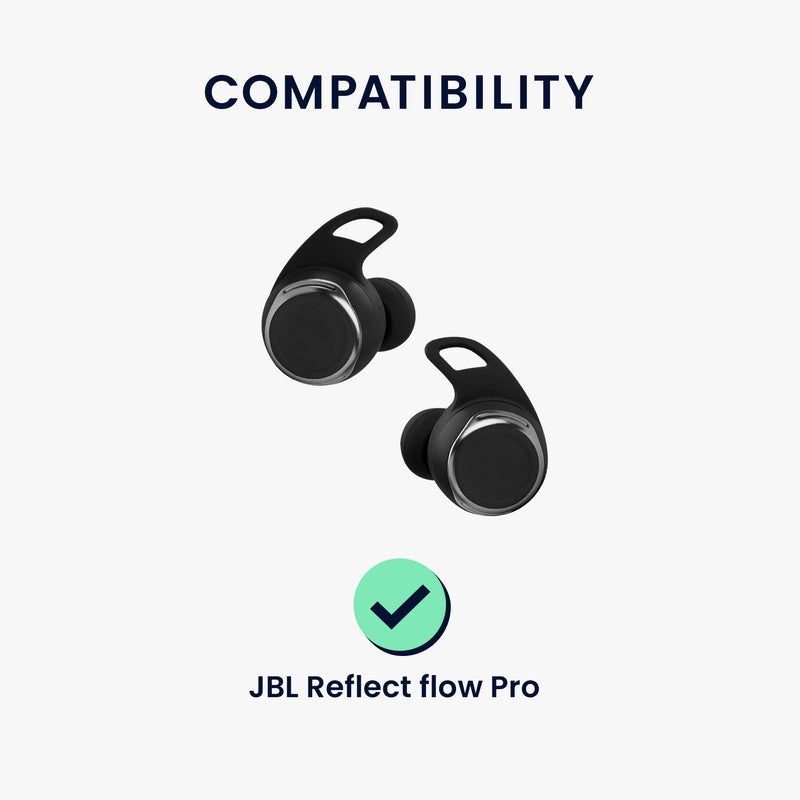 kwmobile Aufsätze für JBL Reflect flow Pro Ersatz Ohrstöpsel - Ear Tips für In-Ear Kopfhörer - Zubehör Ersatzpolster