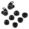 kwmobile 6x Aufsätze für JBL Reflect flow Pro Ersatz Ohrstöpsel - 3 Größen - Ear Tips für In-Ear Kopfhörer - Zubehör Ersatzpolster in Schwarz Schwarz  