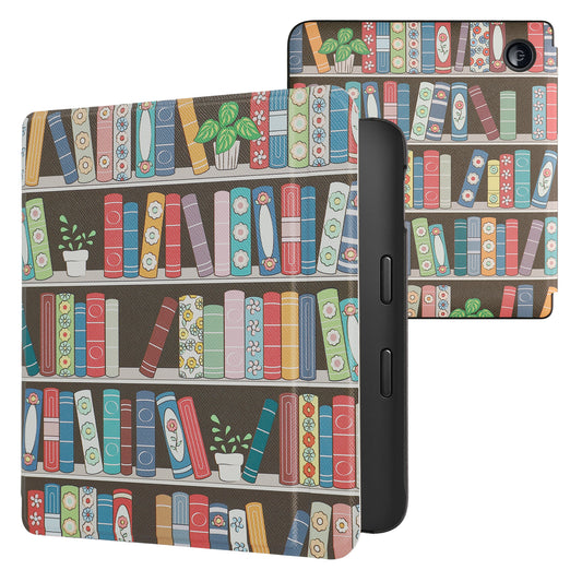 Kobo Libra 2 mit Auto-Sleep eReader Flip Case Bücherregal