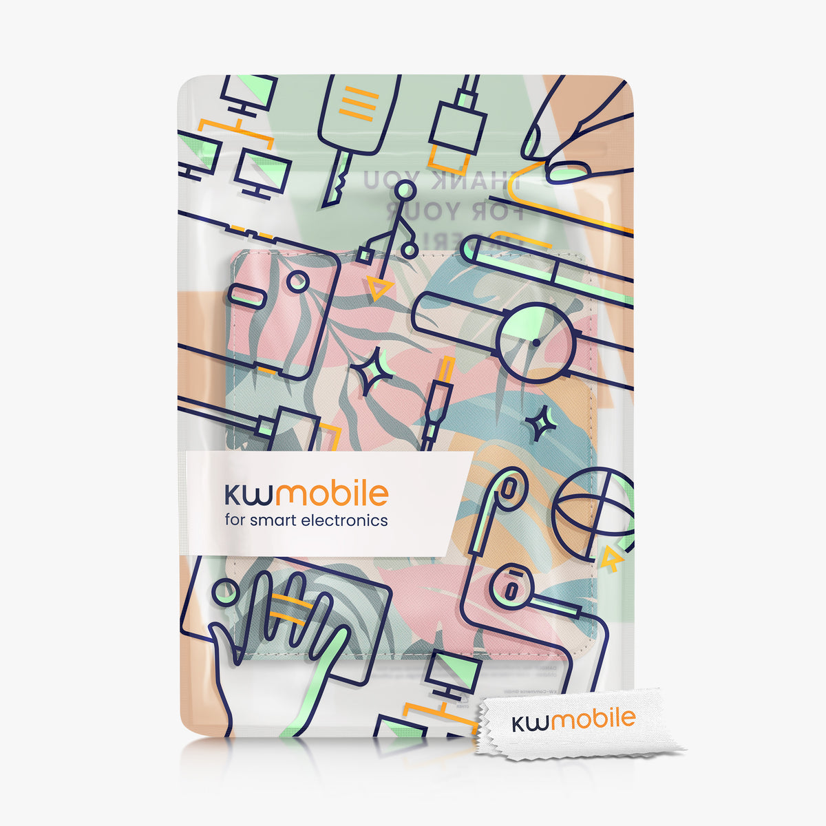 Kobo Libra 2 mit Auto-Sleep eReader Flip Case Bücherregal