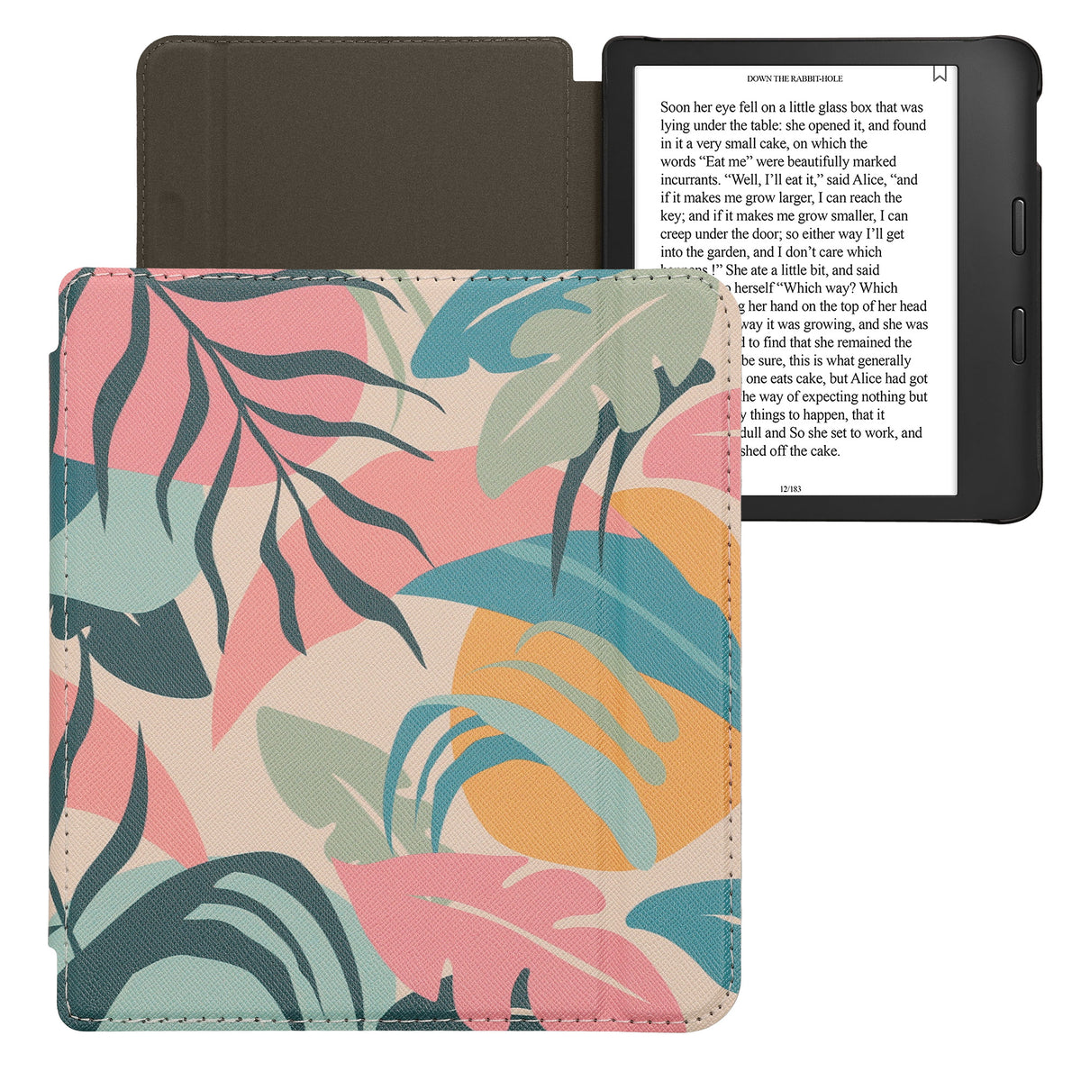 Kobo Libra 2 mit Auto-Sleep eReader Flip Case Bücherregal