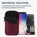 kwmobile Handy Tasche zum Umhängen - Hülle mit Band - Cover mit Reißverschluss - Necklace Case - Hüllen