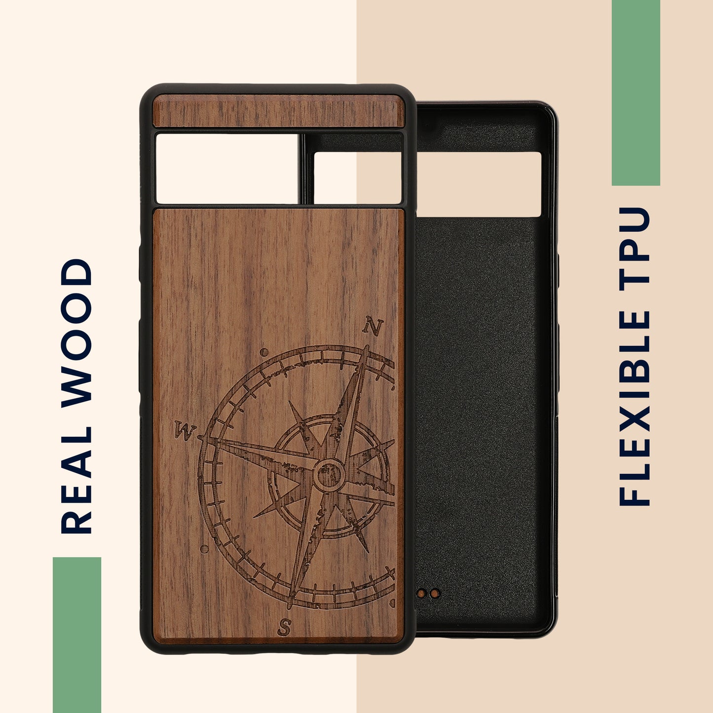 kwmobile Handyhülle für Google Pixel 7a Hülle Case mit TPU Bumper Stoßfestes Hardcase Schutzhülle Cover