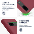kwmobile Hülle kompatibel mit Google Pixel 7a Hülle - gummierte Silikon Handyhülle - Schutzhülle für kabelloses Laden - Case